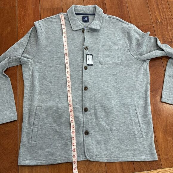 NWT Johnnie-O Tudor Knit Sweater Jacket Gray Size XL - Picture 14 of 14